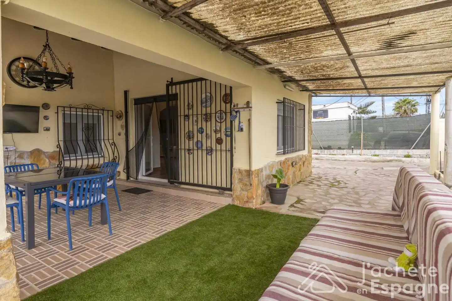Terrassa de Casa o xalet en venda en Gandia