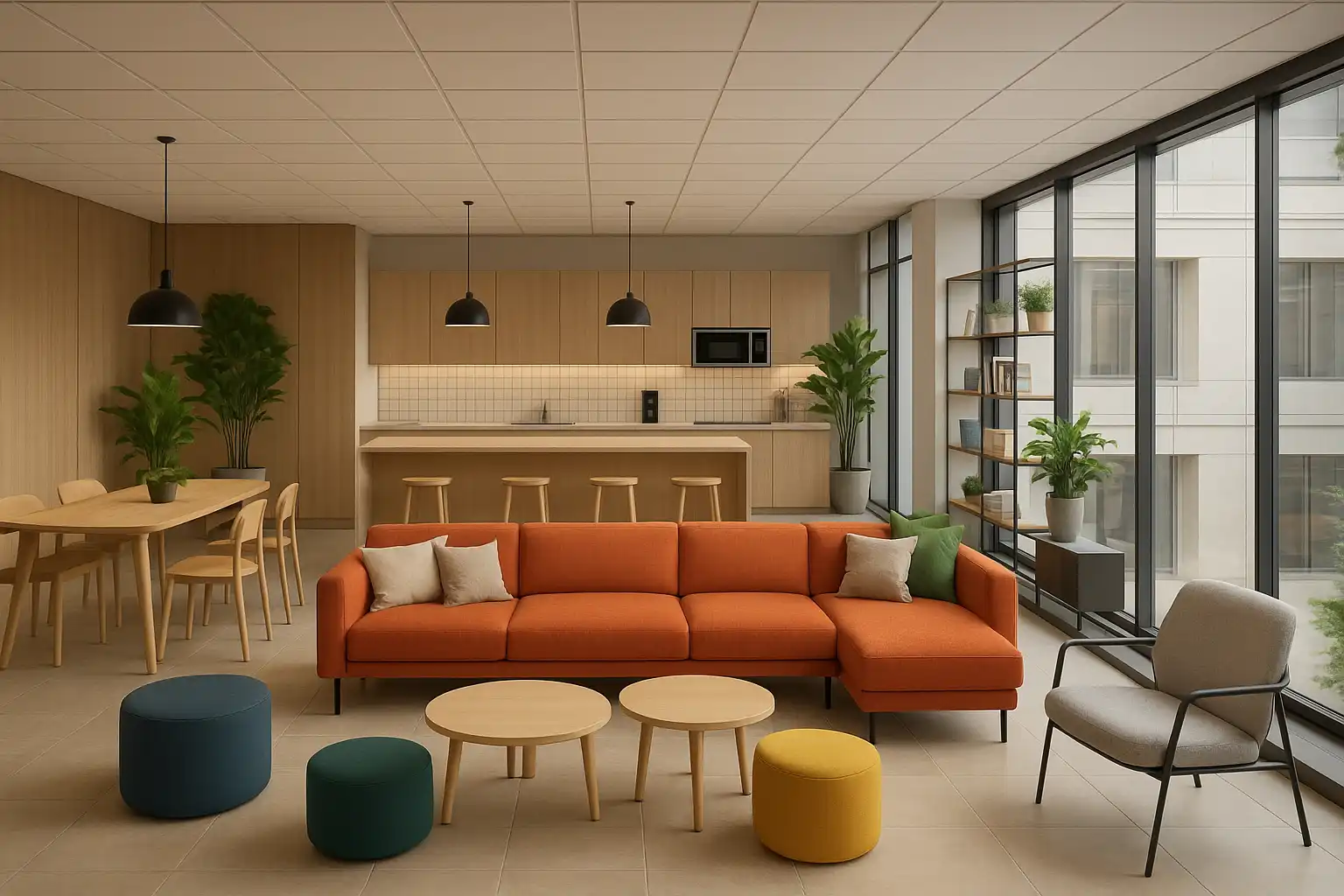 Wohnzimmer von Gebäude zur Miete in Málaga mit Alarm