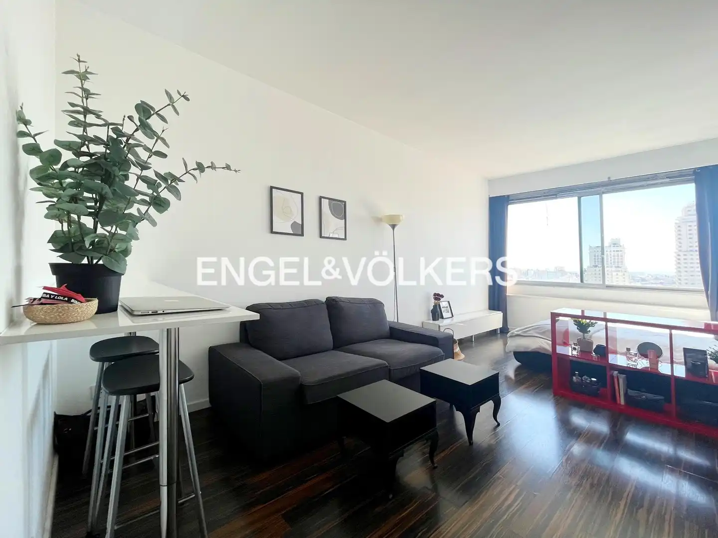 Living room of Lofts for rent in Madrid  with Air Conditioner, Heating and Furnished