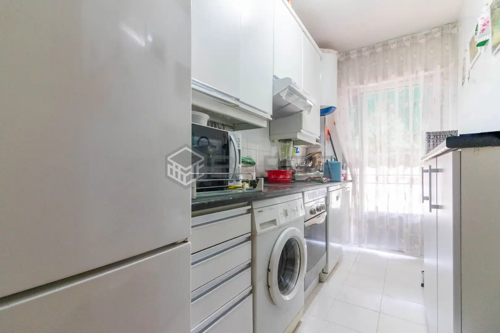 Kitchen of Flat for sale in Madrid  with Air Conditioner, Parquet flooring and Terrace