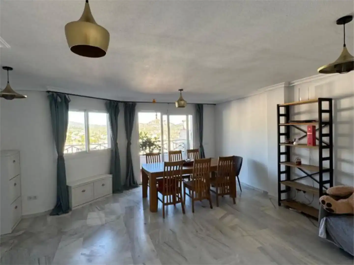 Menjador de Apartament en venda en Calpe / Calp amb Aire condicionat, Piscina i Balcó