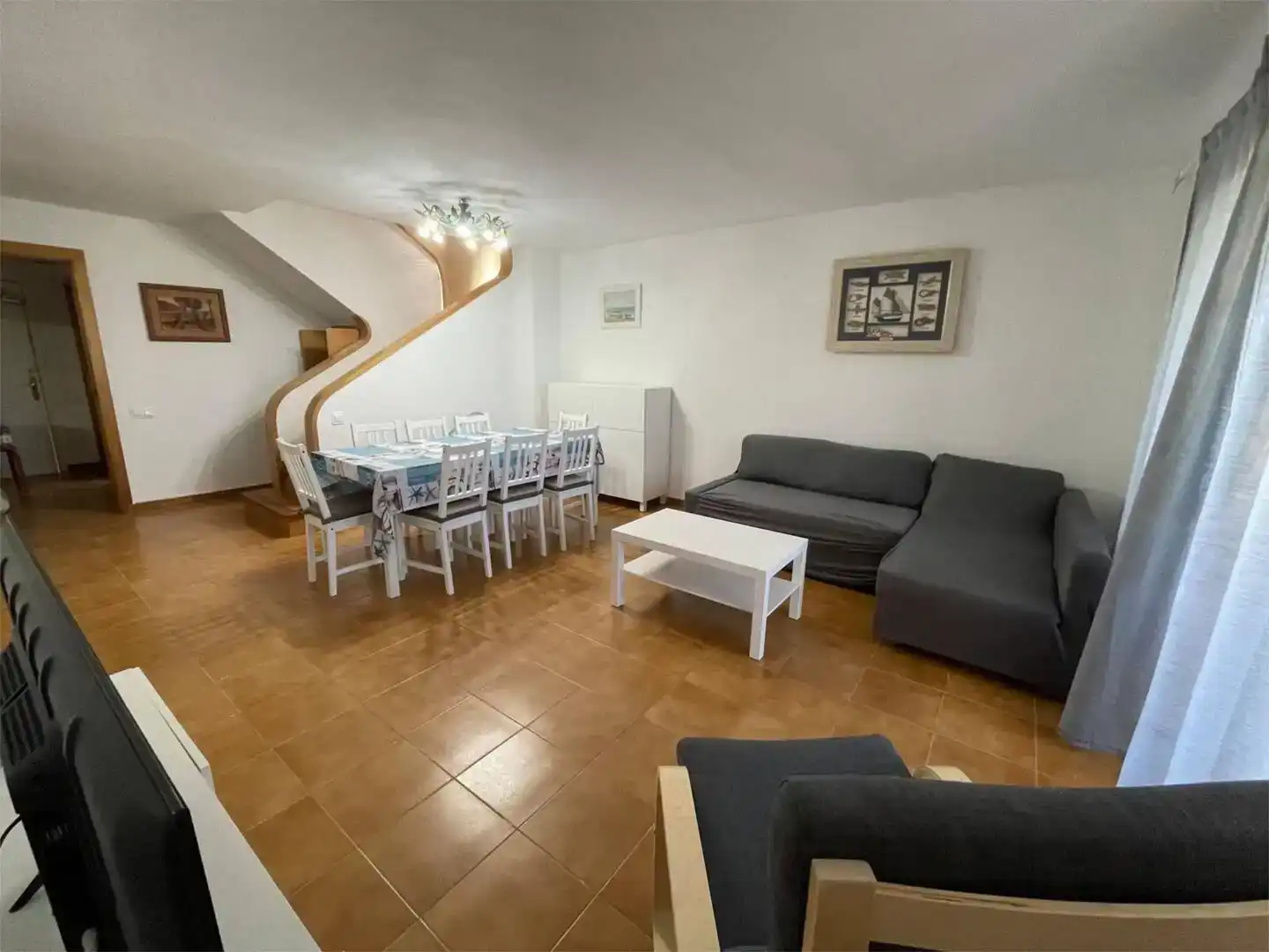 Sala d'estar de Pis en venda en Tarragona amb Aire condicionat, Jardí privat i Piscina