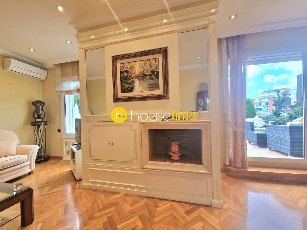 Sala de estar de Ático en venta en Barcelona