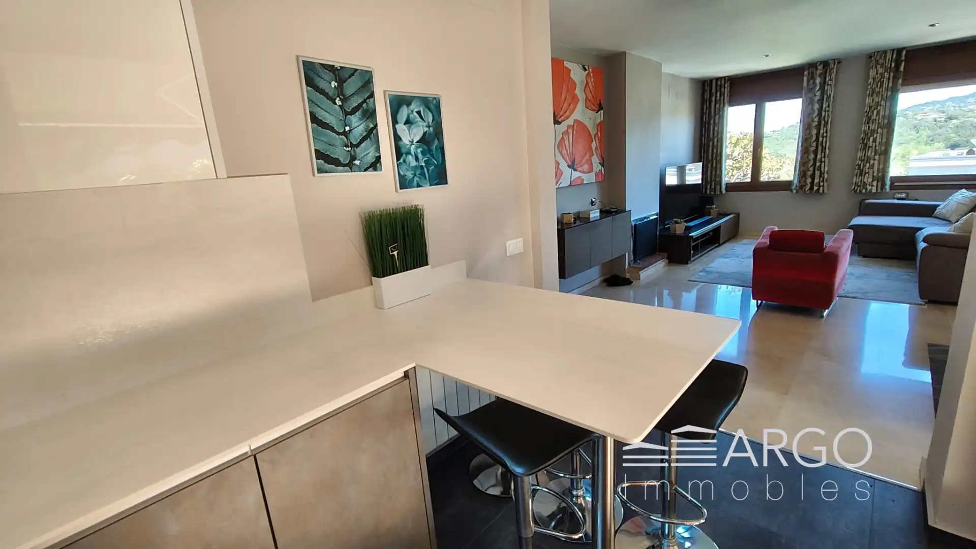 Comedor de Casa o chalet en venta en Vallromanes con Aire acondicionado, Calefacción y Jardín privado