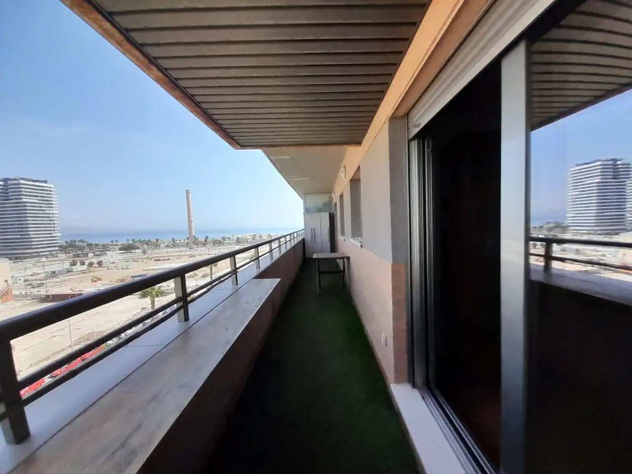 Terraza de Piso de alquiler en Málaga con Calefacción, Parquet y Lavadora