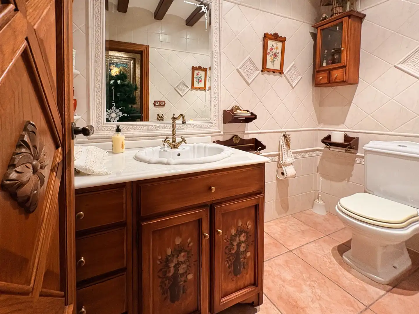 Baño de Finca rústica en venta en Elche / Elx con Aire acondicionado, Terraza y Trastero