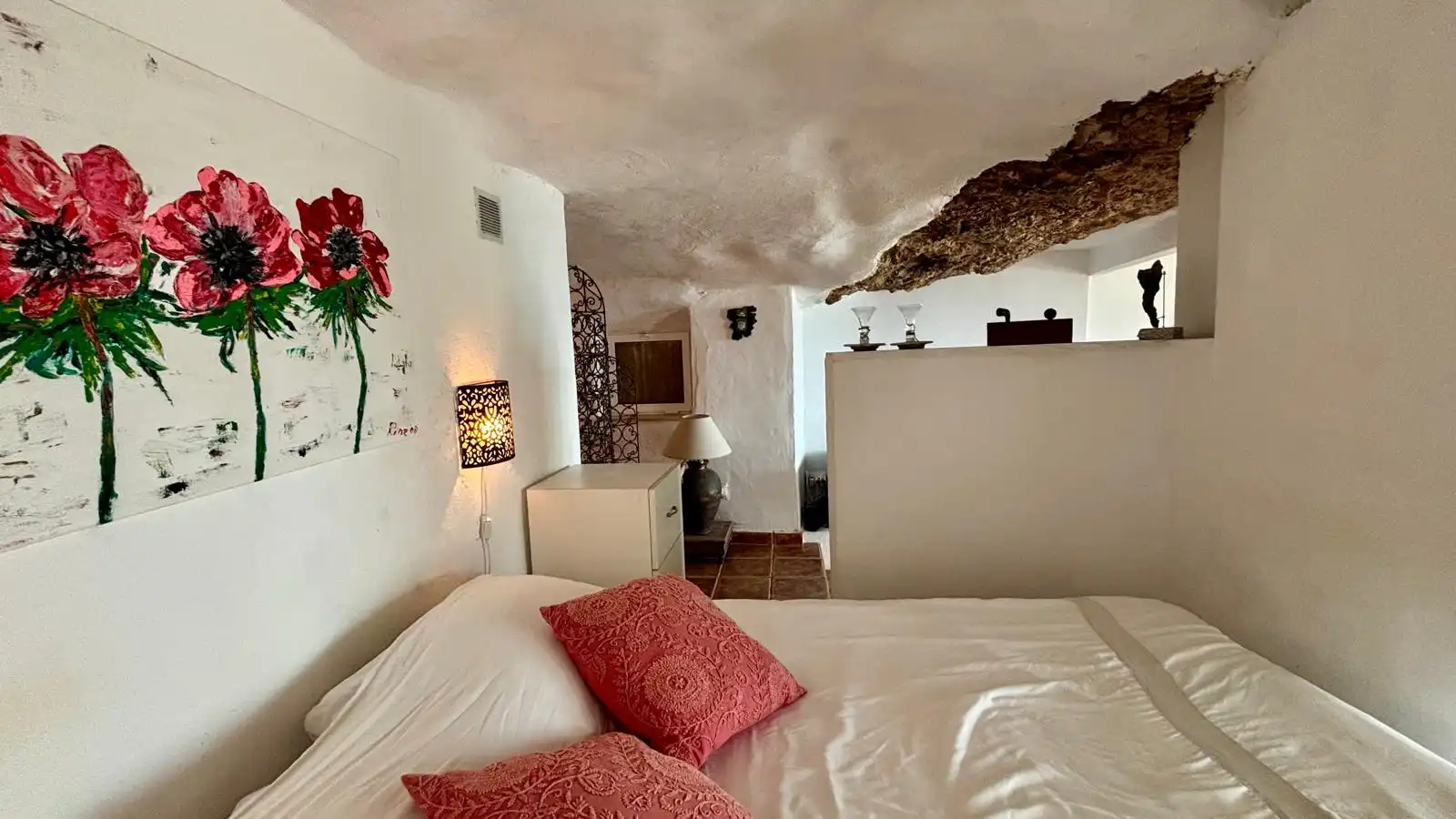 Schlafzimmer von Einfamilien-Reihenhaus zum Verkauf in Cartagena mit Klimaanlage, Heizung und Terrasse