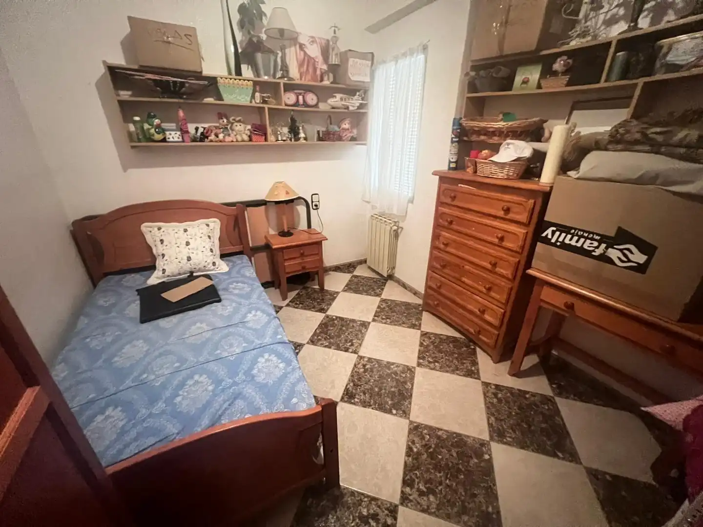 Bedroom of Flat for sale in Almadén  with Heating, Terrace and Furnished