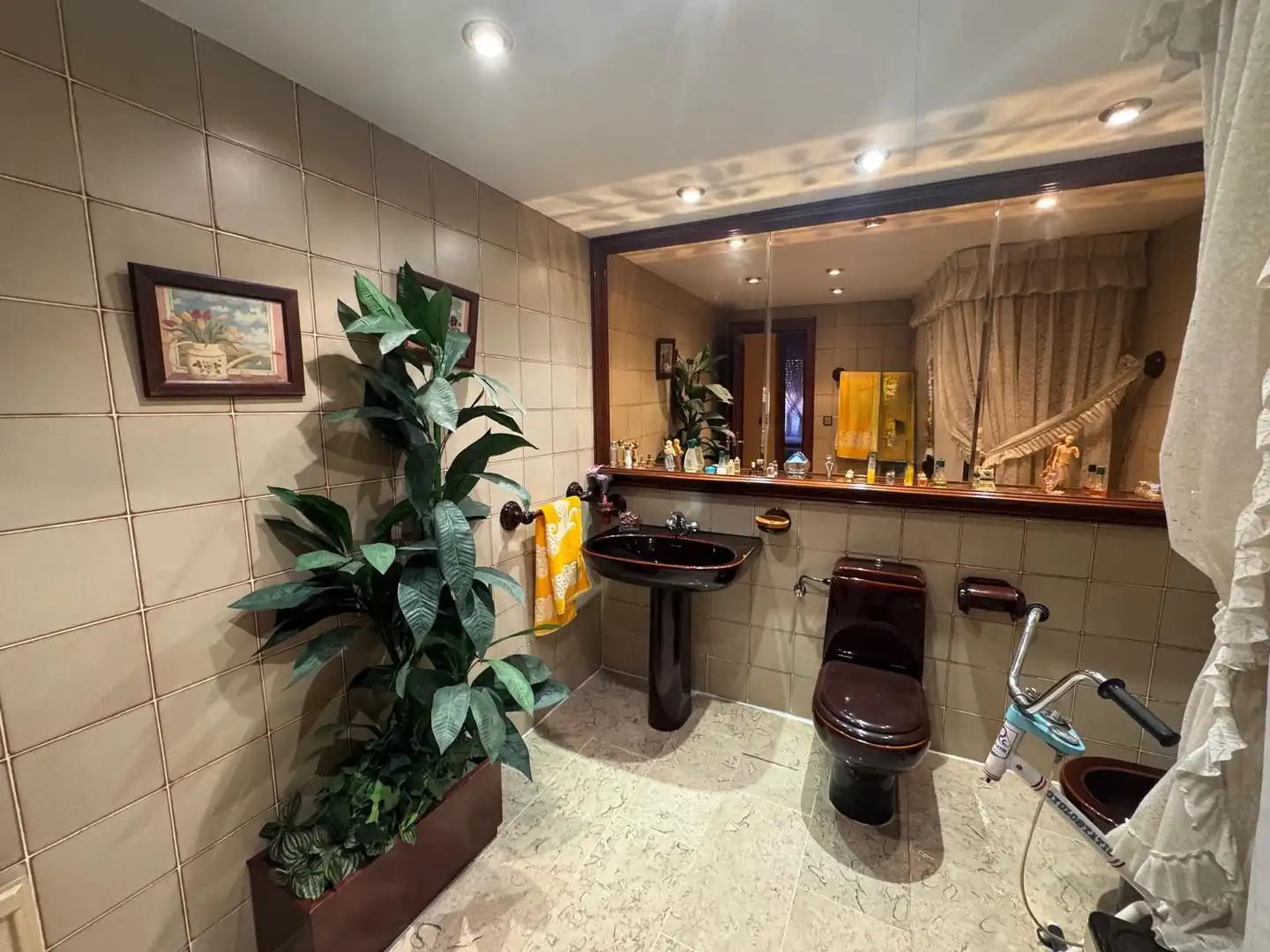Badezimmer von Wohnung zum Verkauf in Illueca mit Klimaanlage, Heizung und Terrasse