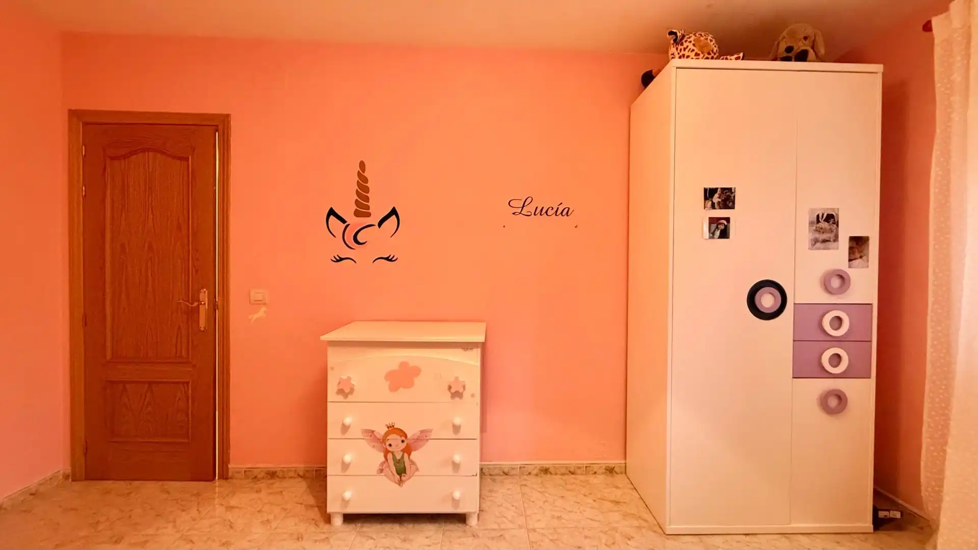Schlafzimmer von Einfamilien-Reihenhaus zum Verkauf in Cuéllar mit Heizung, Privatgarten und Abstellraum