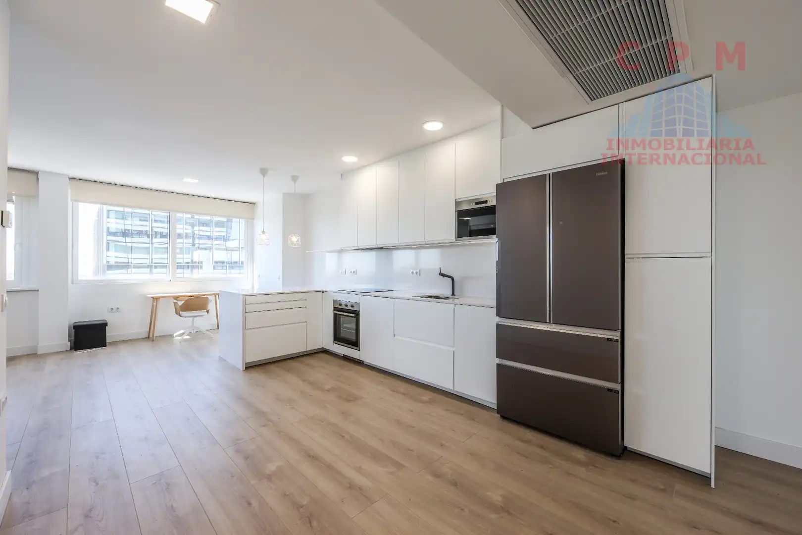 Küche von Wohnung zur Miete in Madrid mit Klimaanlage, Heizung und Parkett