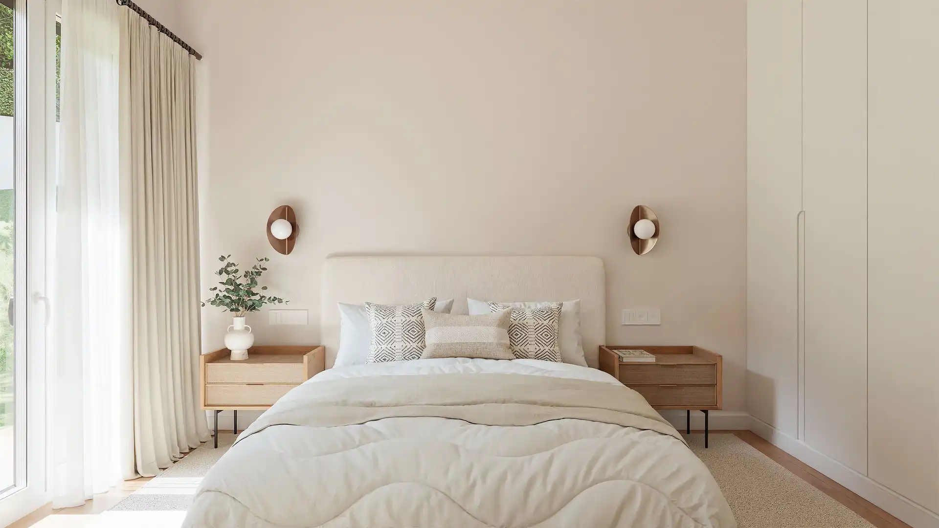 Schlafzimmer von Haus oder Chalet zum Verkauf in Donostia - San Sebastián  mit Heizung, Privatgarten und Terrasse