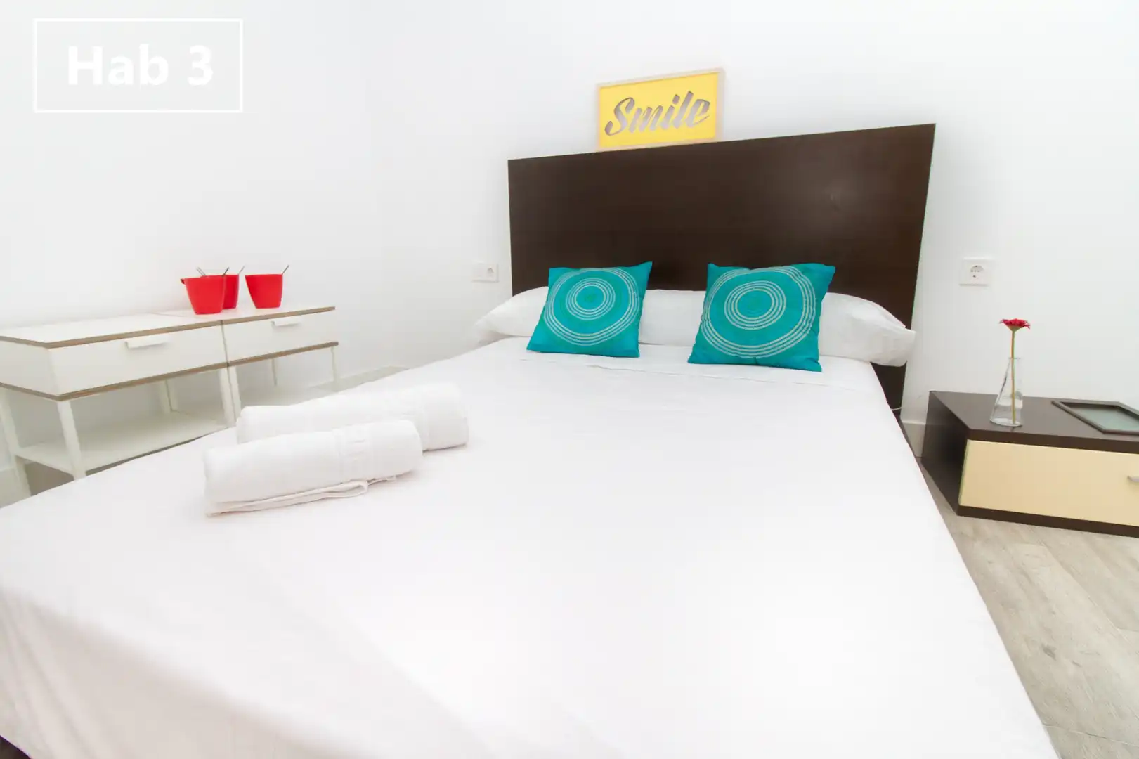 Bedroom of Flat for share in Málaga  with Air Conditioner, Heating and Furnished