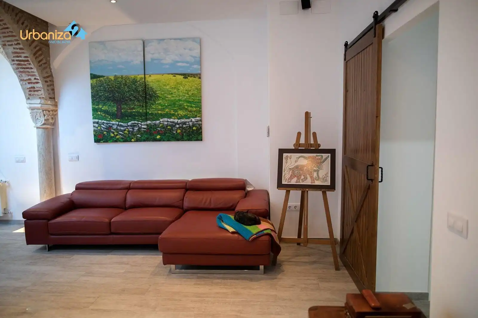 Sala de estar de Casa o chalet en venta en Badajoz con Aire acondicionado, Calefacción y Terraza