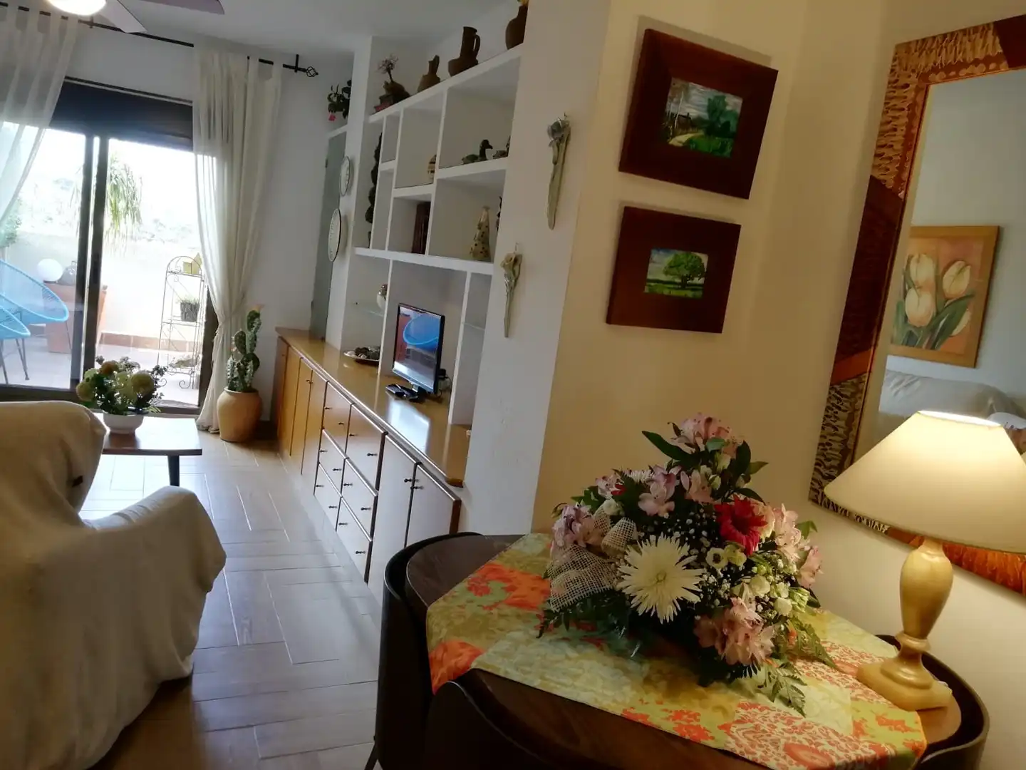 Sala de estar de Ático en venta en Calpe / Calp con Aire acondicionado, Calefacción y Terraza