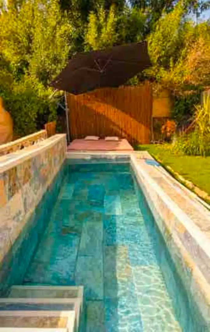 Swimming pool of Houses for rent in Torrent  with Air Conditioner, Private garden and Swimming Pool