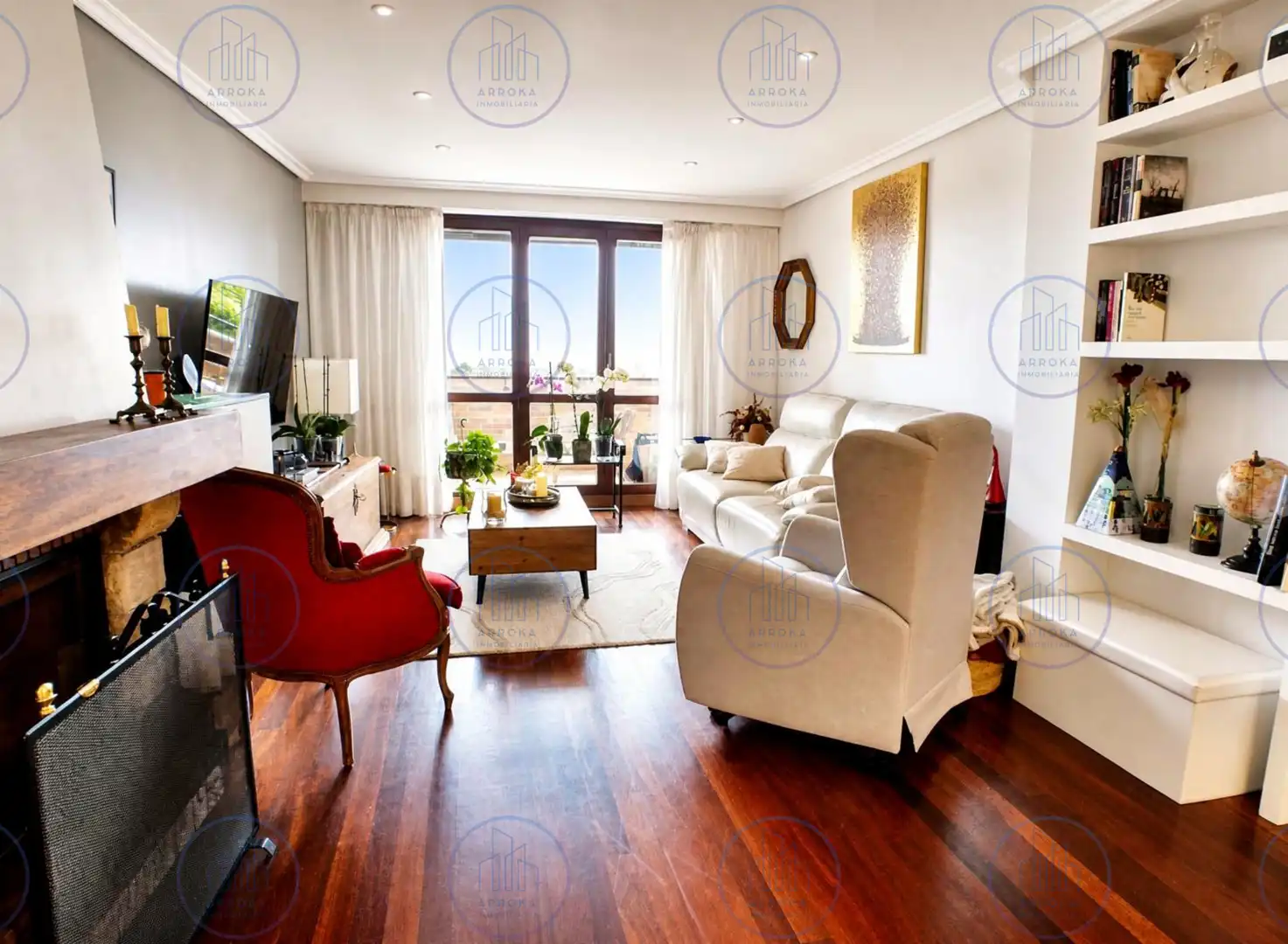 Sala de estar de Casa adosada en venta en Donostia - San Sebastián  con Calefacción, Jardín privado y Terraza