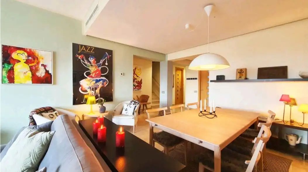 Esszimmer von Dachboden zum Verkauf in Mijas mit Terrasse, Abstellraum und Schwimmbad