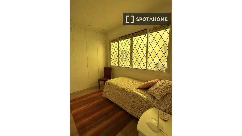Dormitori de Apartament per a compartir en Donostia - San Sebastián  amb Aire condicionat, Calefacció i Terrassa