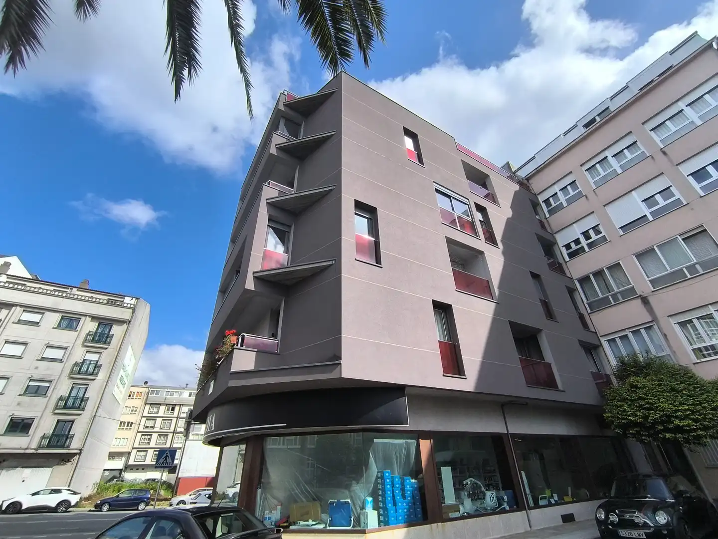 Exterior view of Flat for sale in Carballo  with Heating, Parquet flooring and Storage room