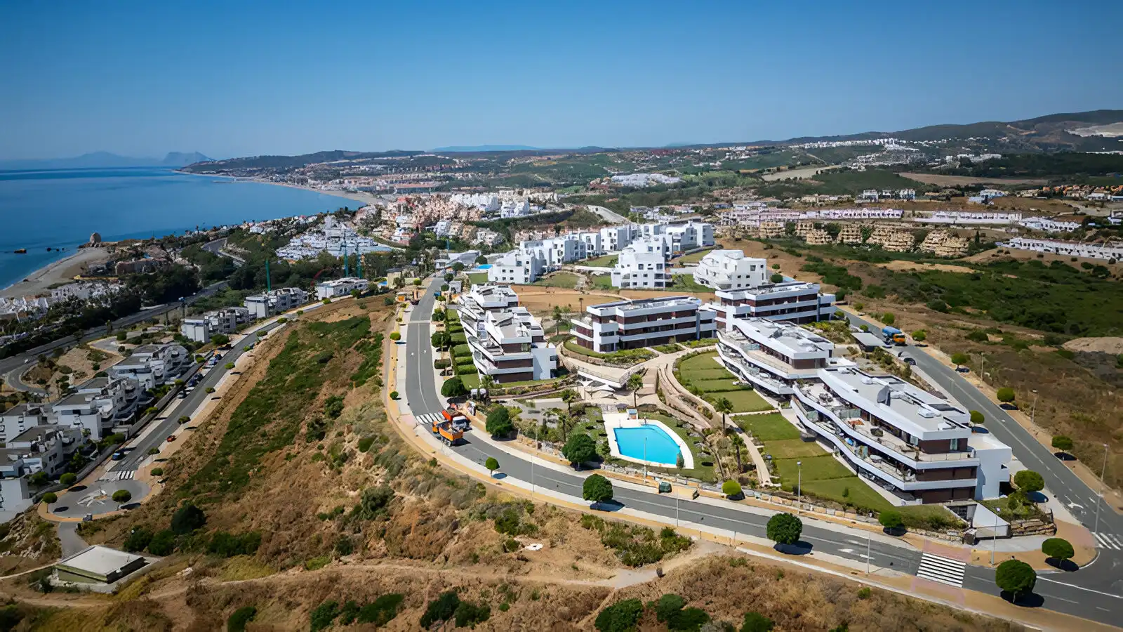 Außenansicht von Erdgeschoss zum Verkauf in Casares mit Klimaanlage, Privatgarten und Terrasse