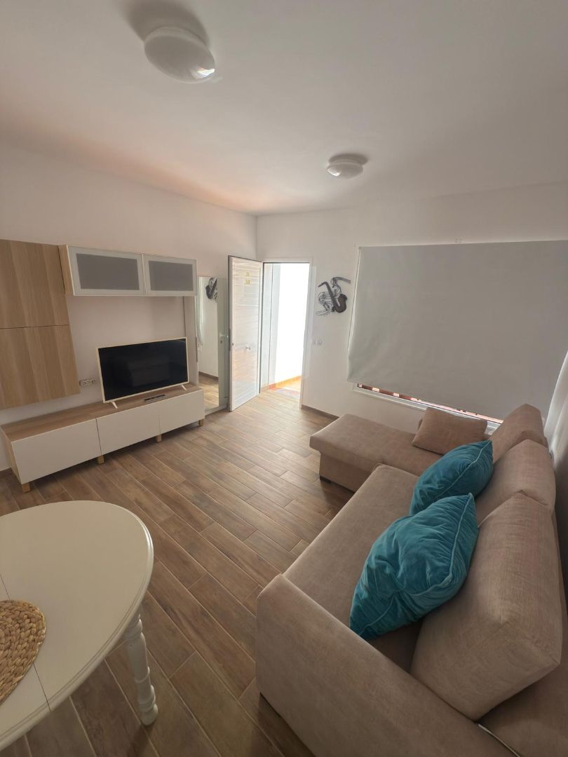 Living room of Single-family semi-detached for sale in Tuineje  with Parquet flooring, Terrace and Furnished