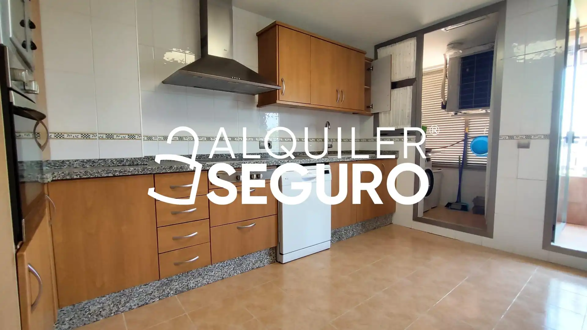 Kitchen of Flat for rent in Torrent  with Air Conditioner, Terrace and Storage room