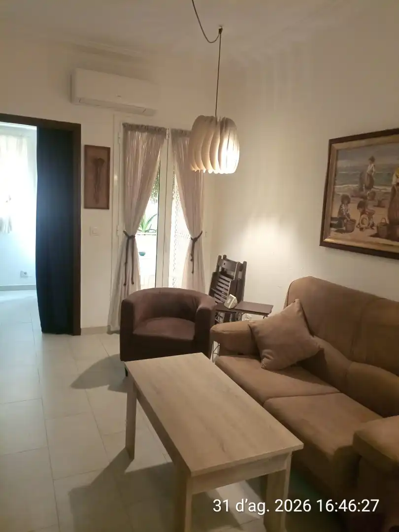 Living room of Flat for rent in Barcelona  with Air Conditioner, Heating and Furnished