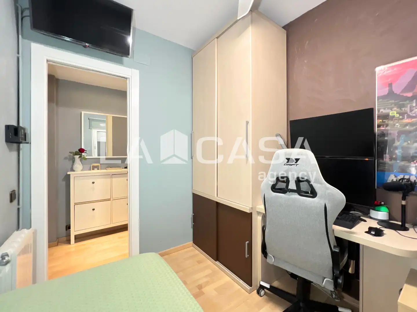 Schlafzimmer von Wohnung zum Verkauf in Badalona mit Heizung, Abstellraum und Balkon