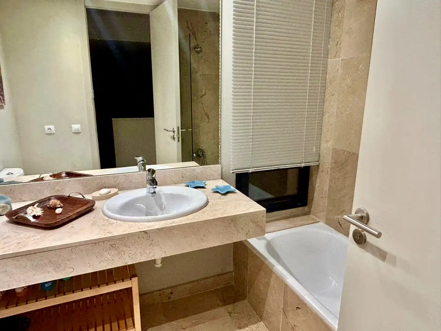 Baño de Dúplex de alquiler en Son Servera con Aire acondicionado, Calefacción y Terraza
