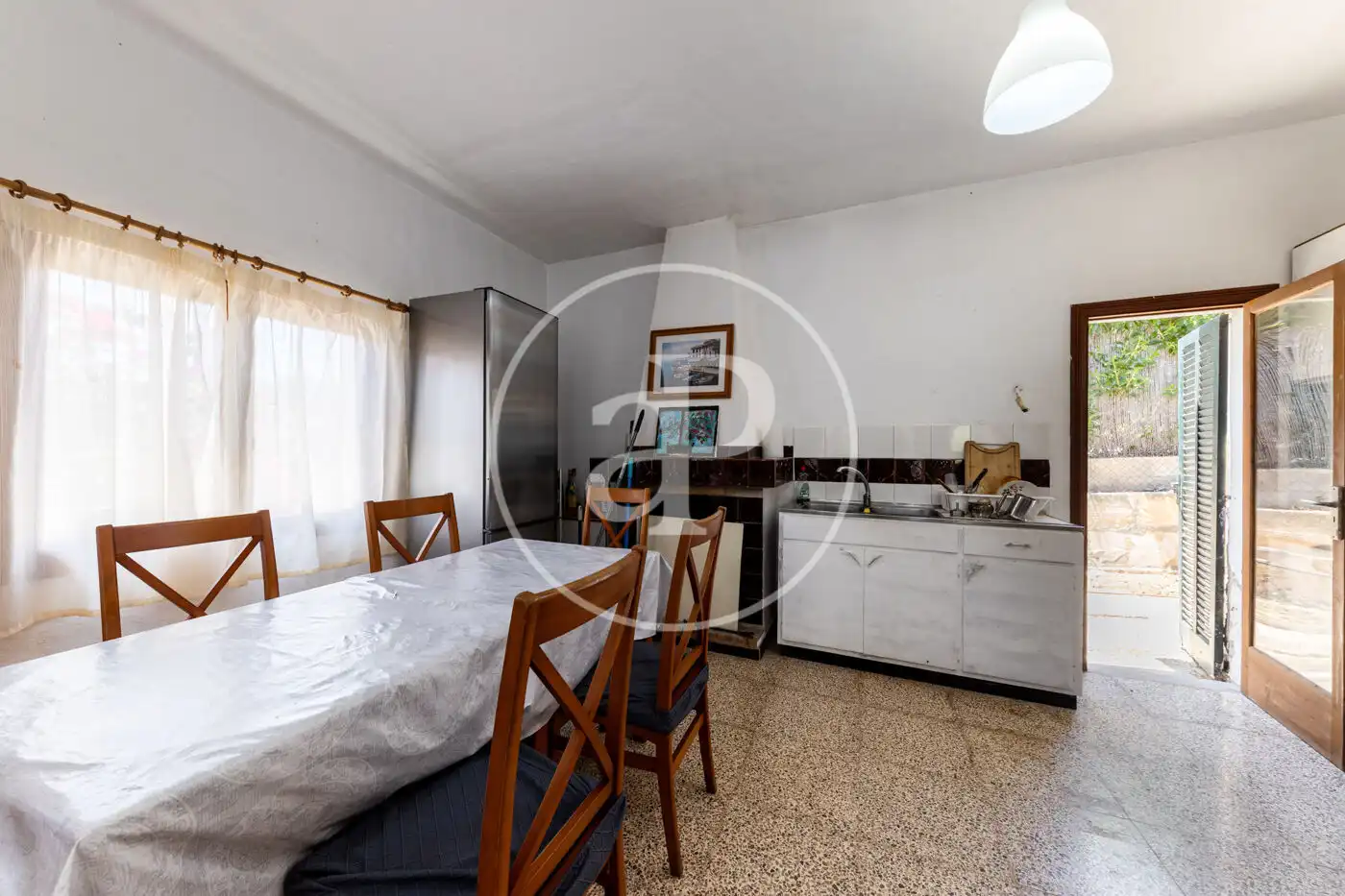 Küche von Wohnung zum Verkauf in Santanyí mit Privatgarten