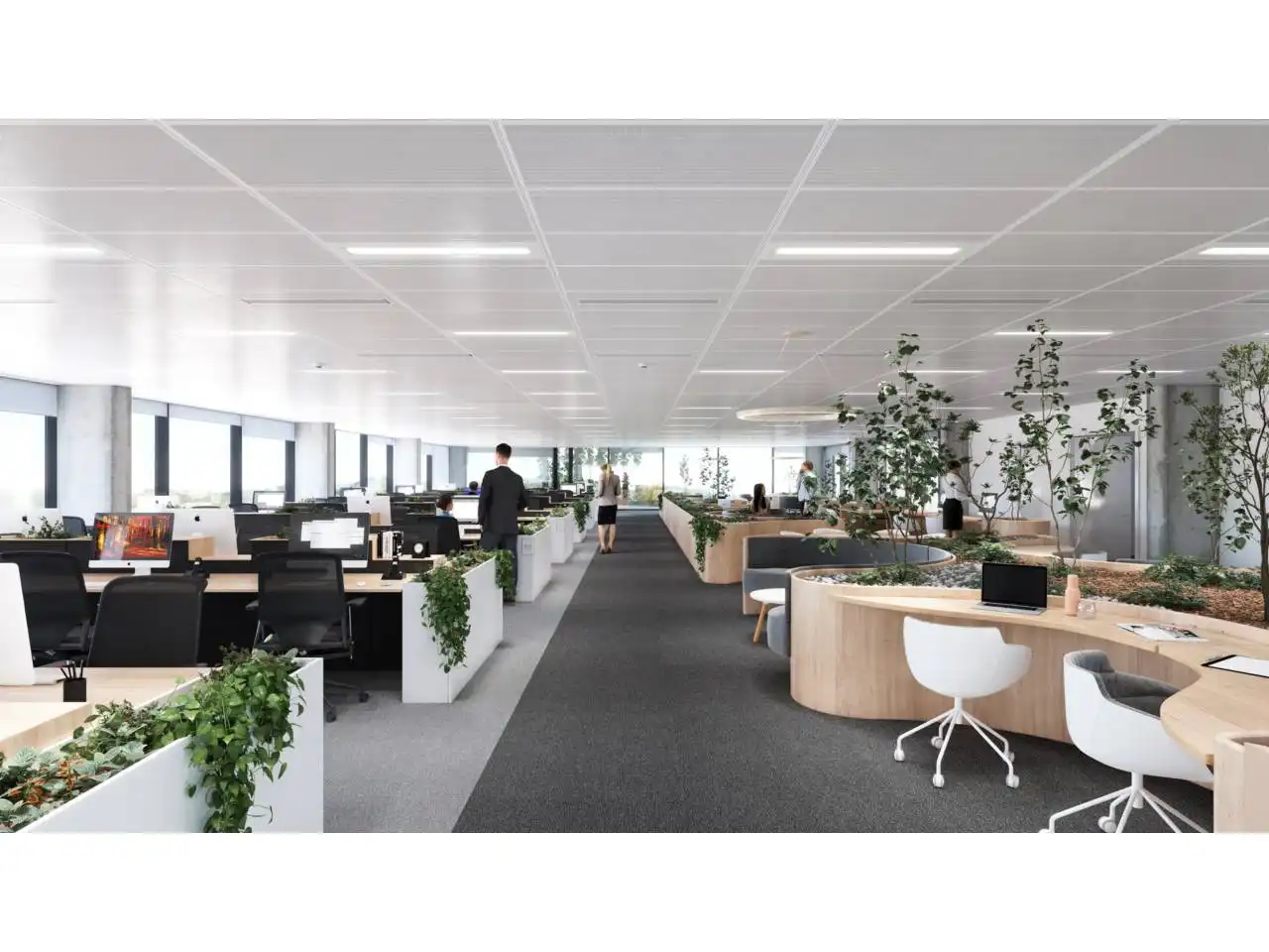 Büro zur Miete in Madrid mit Klimaanlage und Alarm