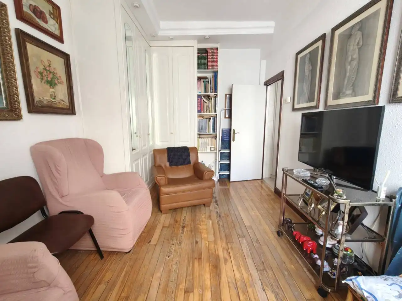 Sala de estar de Piso en venta en Indautxu