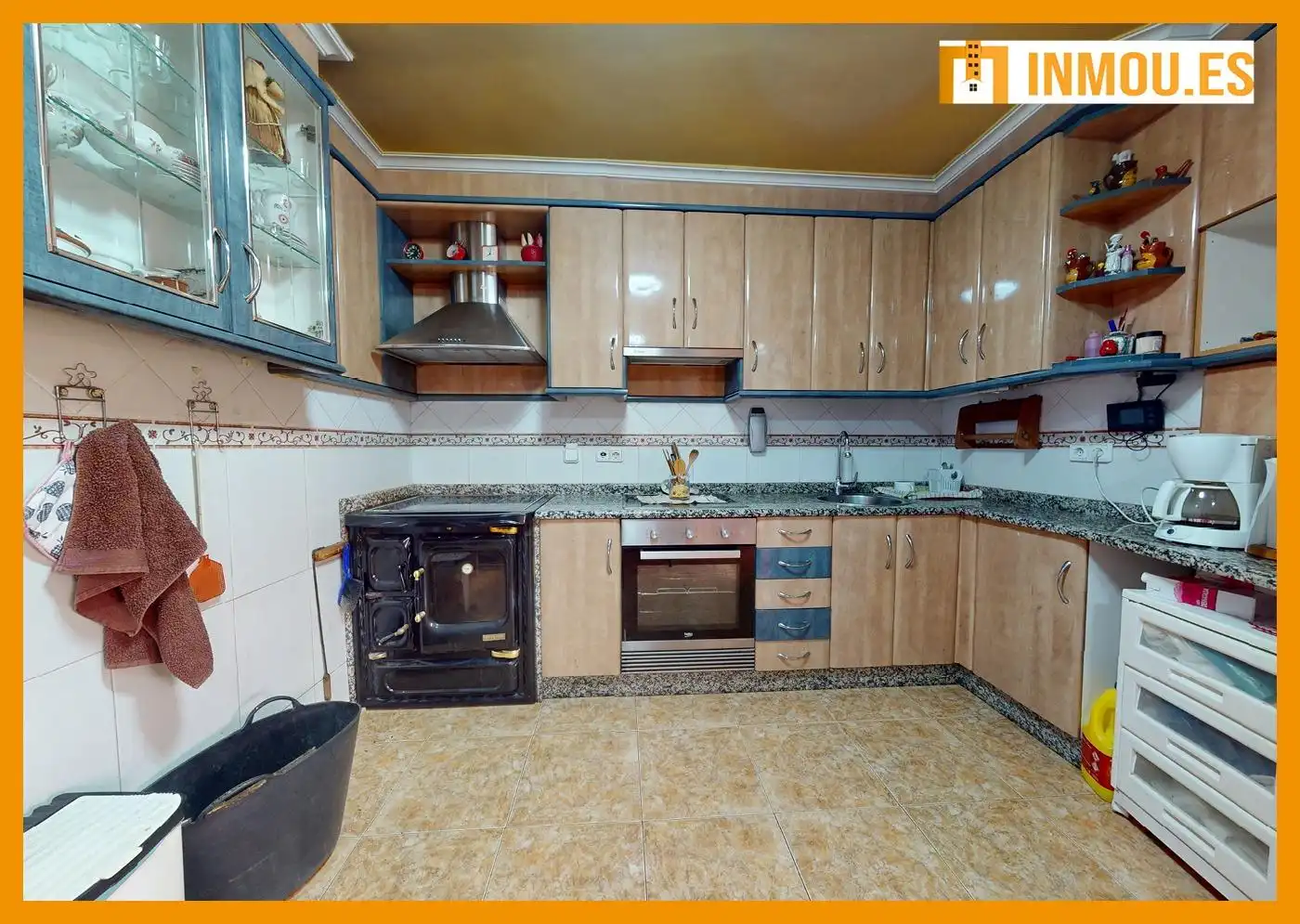 Cocina de Casa o chalet en venta en Carballeda de Avia con Calefacción, Jardín privado y Terraza