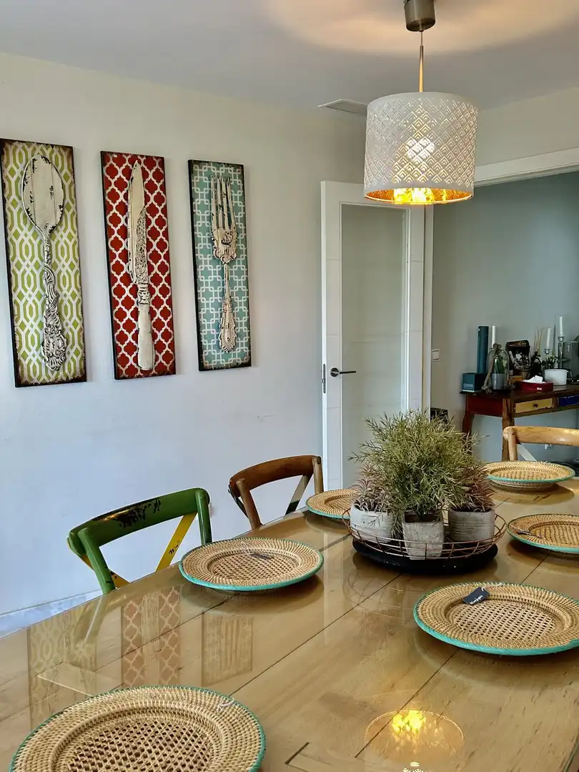 Comedor de Apartamento en venta en Estepona con Aire acondicionado, Terraza y Amueblado