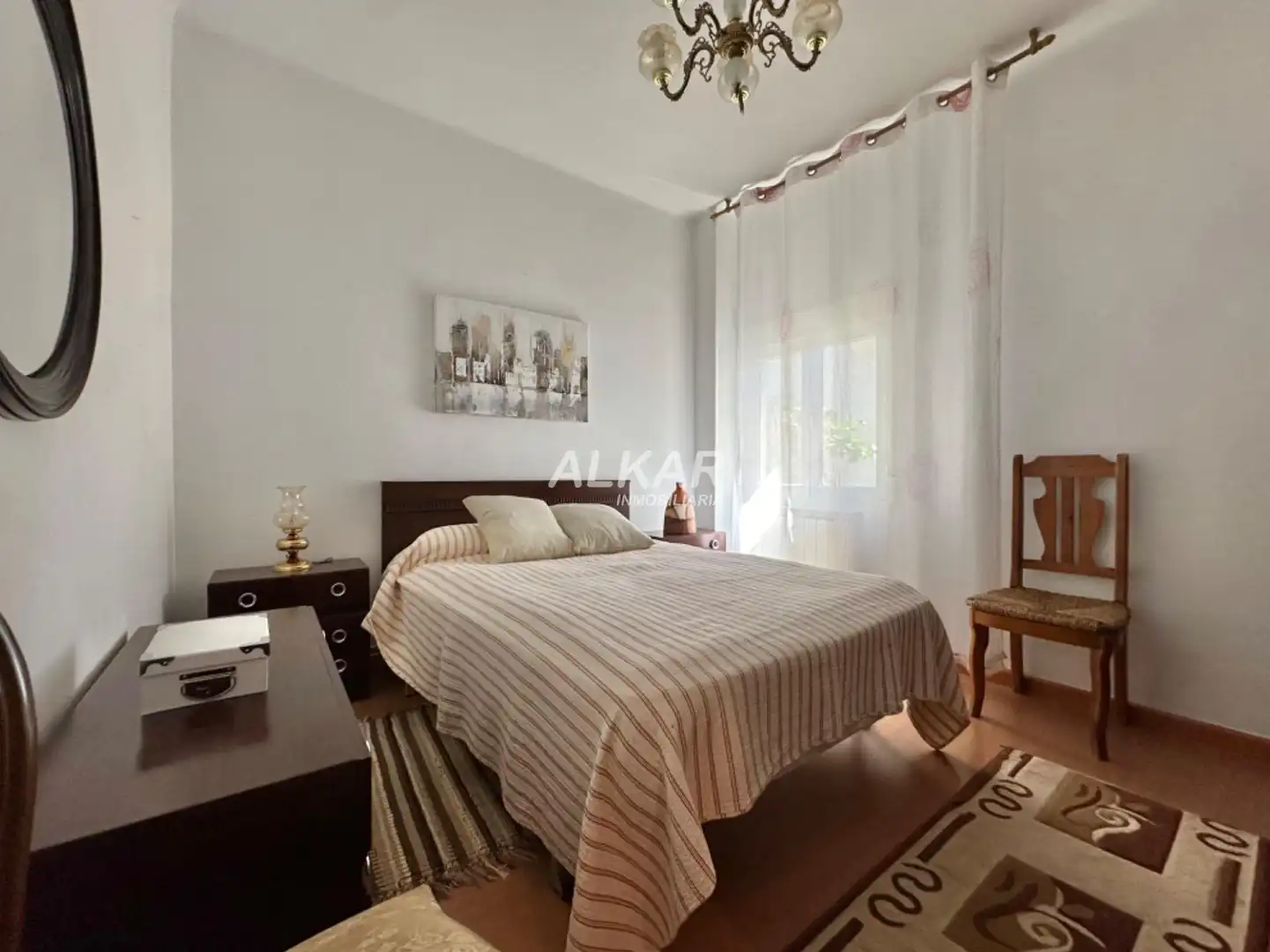 Bedroom of Houses for sale in Ribaforada  with Air Conditioner, Heating and Parquet flooring