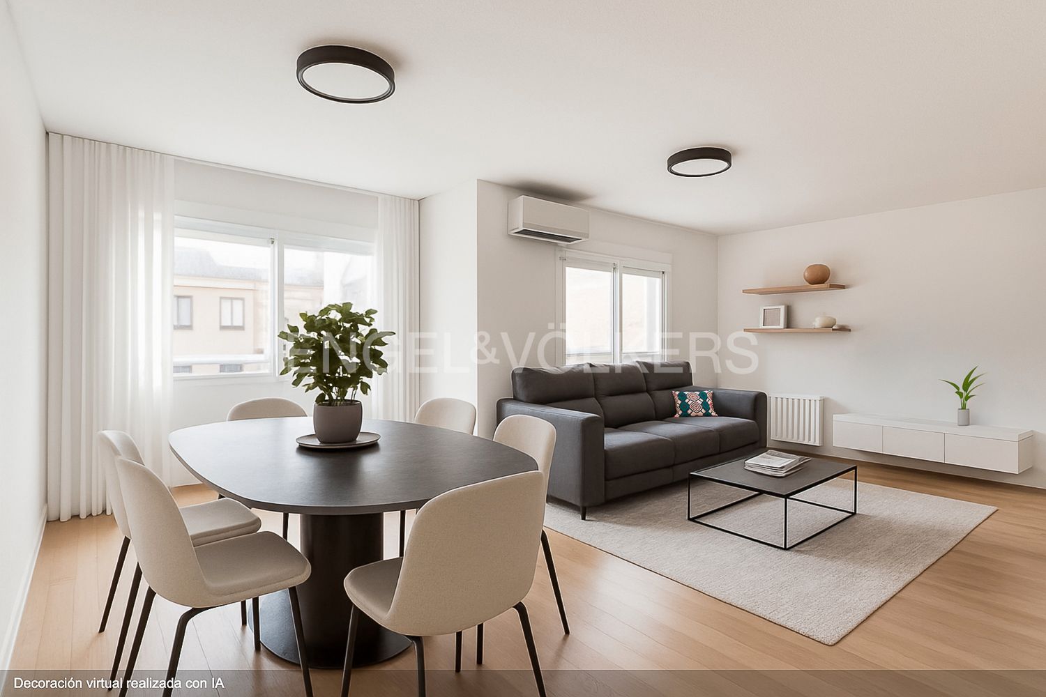 Living room of Apartment for sale in Burjassot  with Air Conditioner, Heating and Balcony