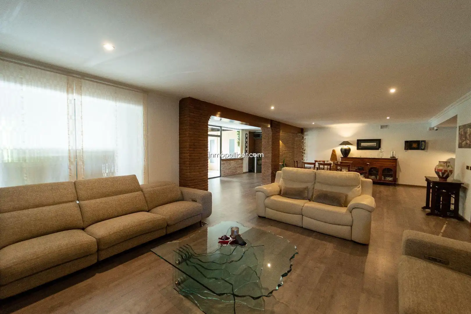 Wohnzimmer von Haus oder Chalet zum Verkauf in L'Alfàs del Pi mit Klimaanlage, Heizung und Privatgarten