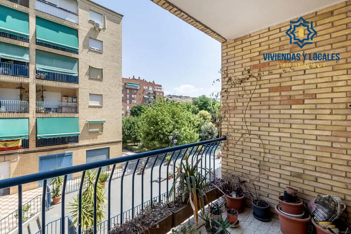 Balcony of Flat for sale in Granada  with Heating and Terrace