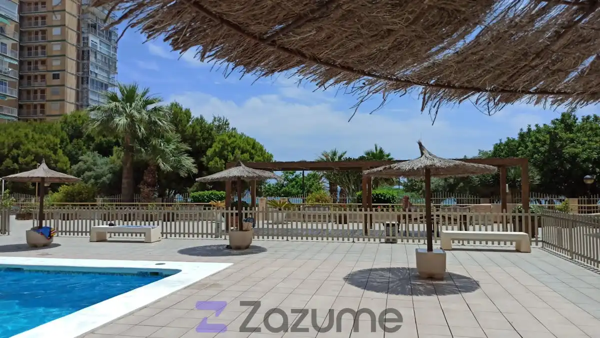 Swimming pool of Apartments for rent in El Campello  with Air Conditioner, Private garden and Terrace