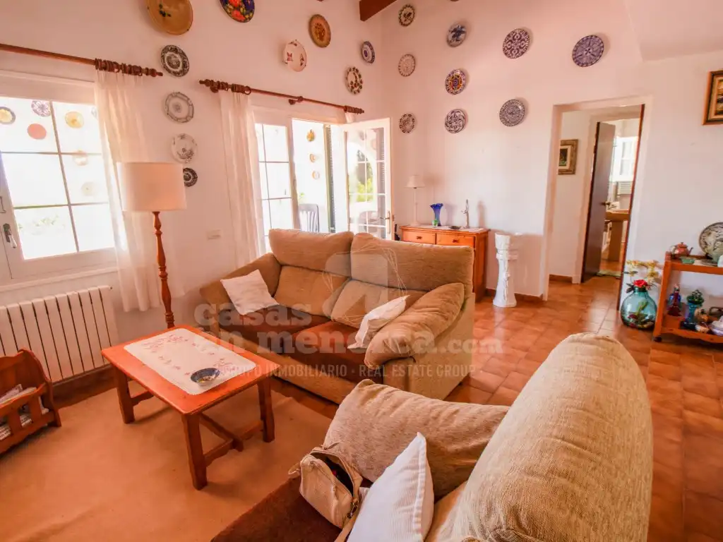 Living room of Houses for sale in Sant Lluís  with Heating, Private garden and Terrace