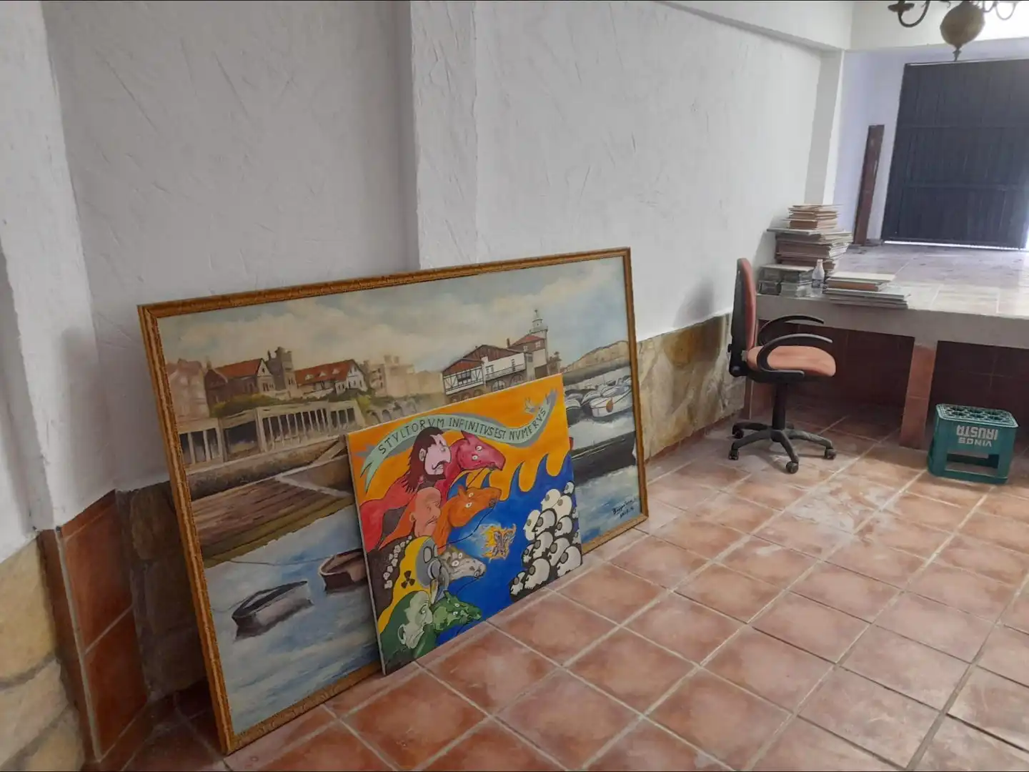 Sala de estar de Garaje en venta en Getxo 