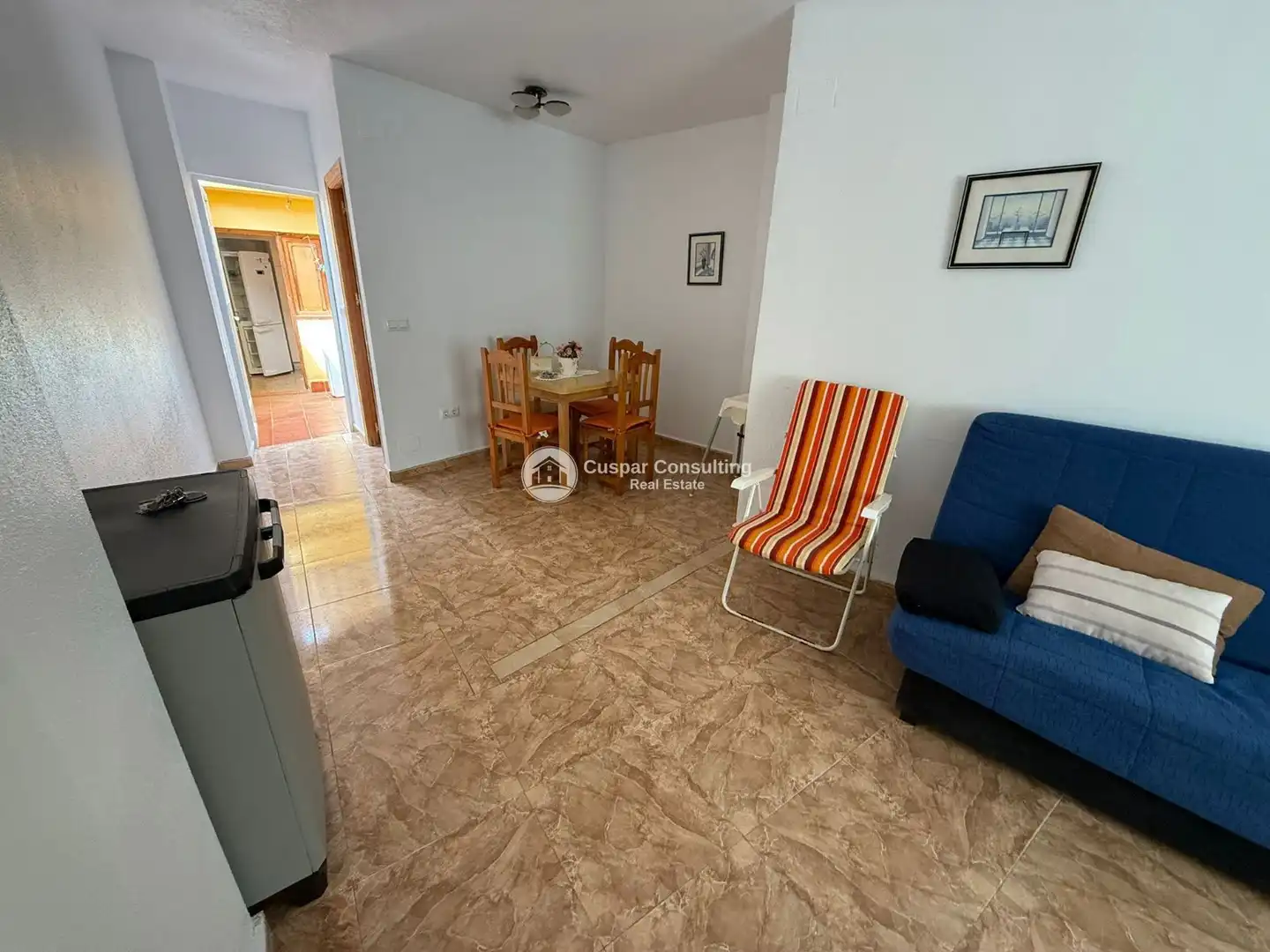 Sala de estar de Dúplex en venta en Los Alcázares con Aire acondicionado, Terraza y Amueblado