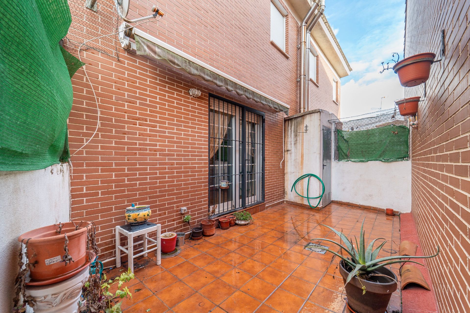 Jardí de Casa adosada en venda en El Álamo amb Calefacció