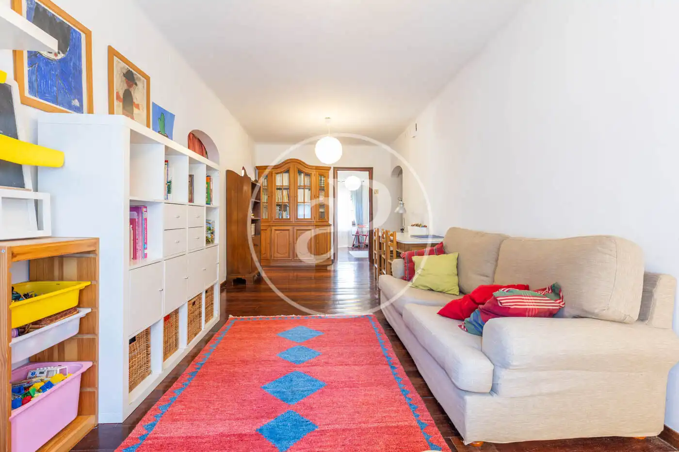 Sala de estar de Casa o chalet en venta en Vilanova del Vallès con Calefacción, Jardín privado y Terraza