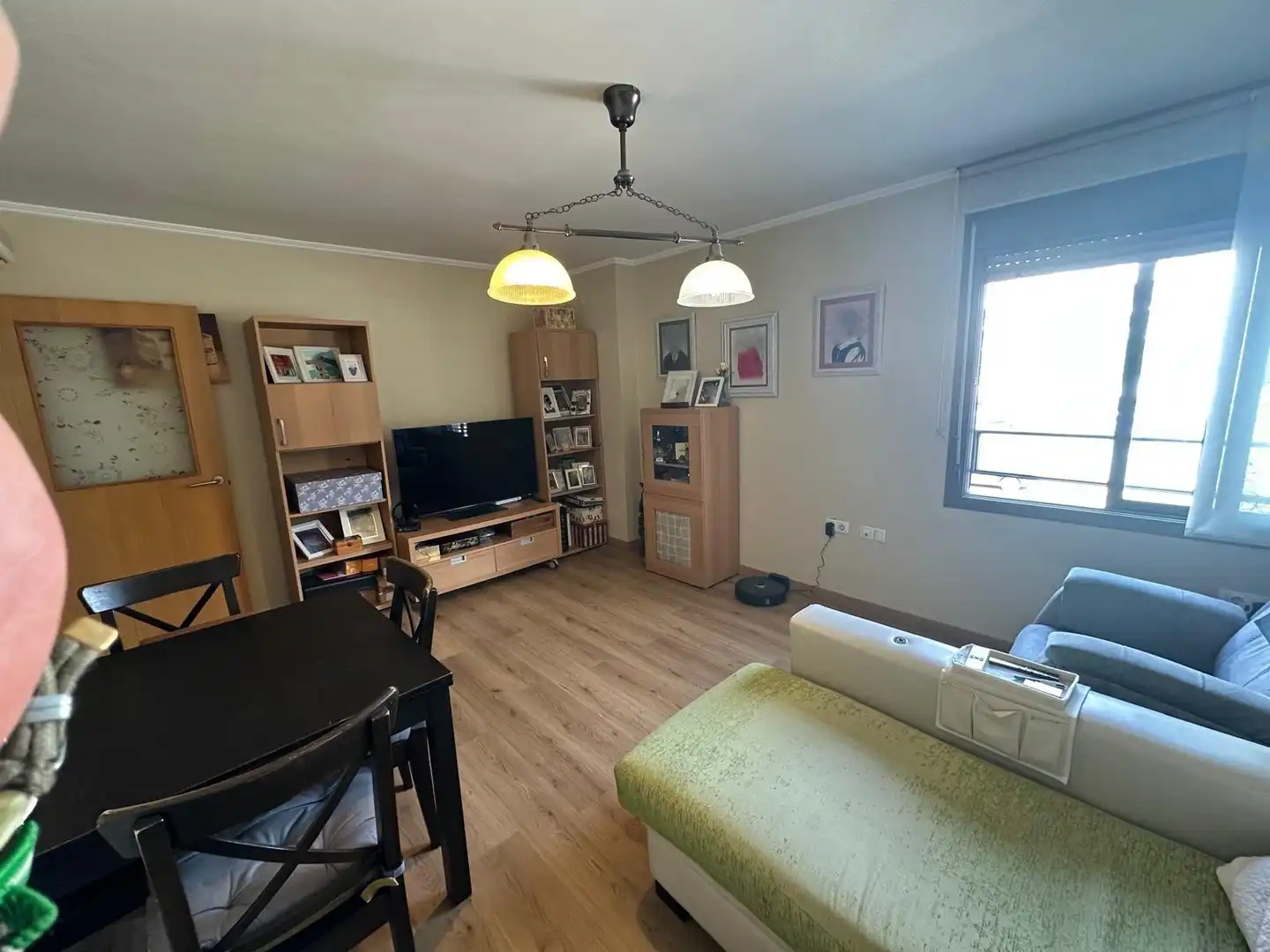 Sala de estar de Piso en venta en Jerez de la Frontera con Aire acondicionado, Jardín privado y Parquet