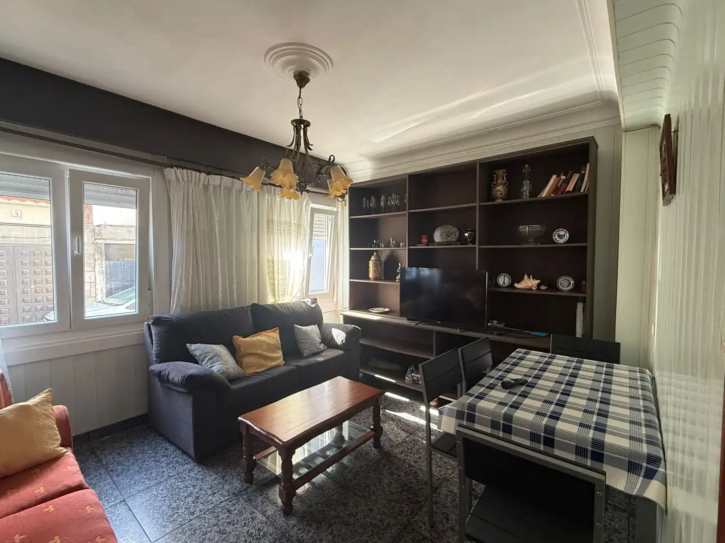Sala de estar de Piso de alquiler en Ferrol con Amueblado