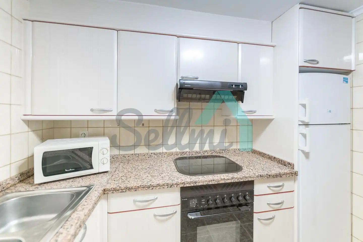 Kitchen of Flat for sale in Oviedo   with Heating and Parquet flooring
