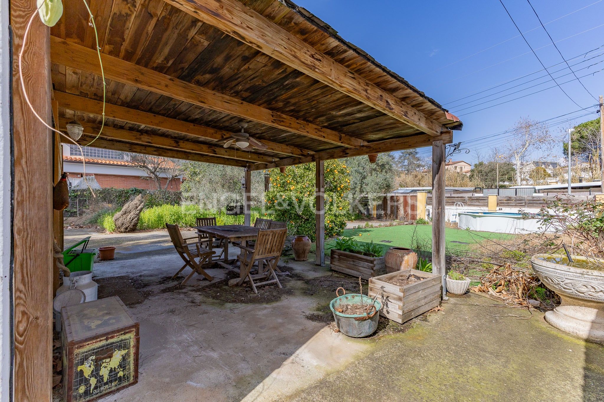 Garden of House or chalet for sale in Palau-solità i Plegamans  with Air Conditioner and Heating