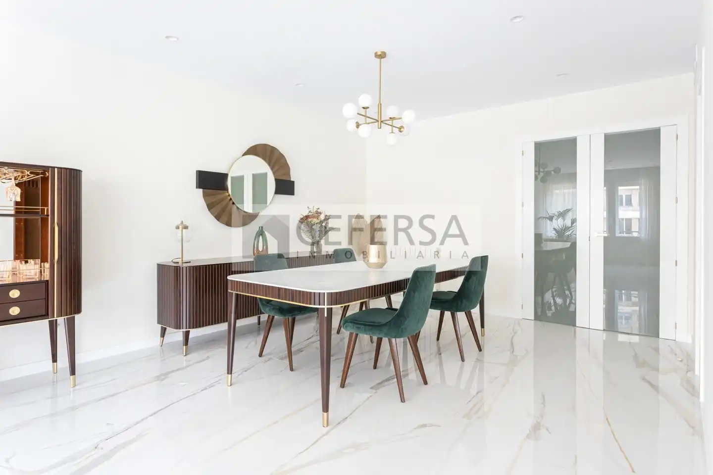 Dining room of Flat for sale in Barcelona  with Air Conditioner, Heating and Storage room